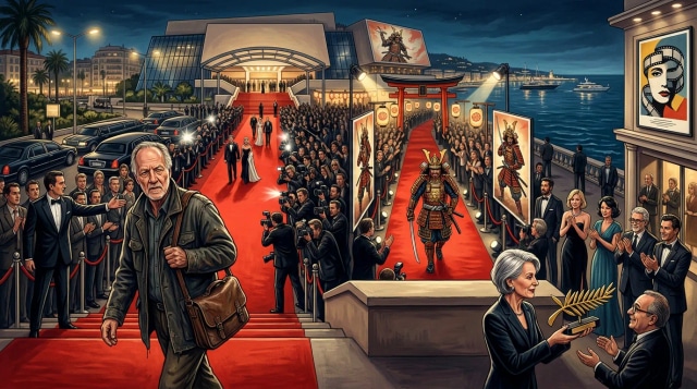 Herzog declines Cannes, arthouse praised, samurai debuts.