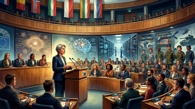 EU debates AI Act, cybersecurity, victims rights and defense.