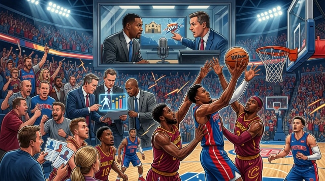 Pistons-Cavs game 7, Spurs-Thunder, Wilson 45, draft buzz.