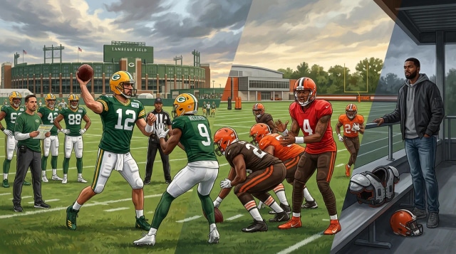 Rodgers, Watson lead OTAs on May 18, Brissett holds out.