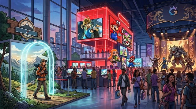 Outbound launches, Gravity at PlayX4, Nintendo's lineup.