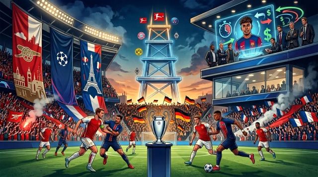 Arsenal-PSG CL final set, Bundesliga nears 5th, windows and Yamal update.