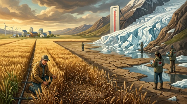 Canada carbon deal, exhausted 1.5C budget, and wheat damage.