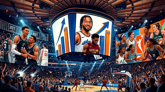 Spurs win in 2OT, Knicks favored vs Cavs and WNBA parity.
