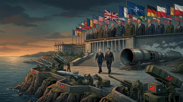 Putin Xi skip pipeline, NATO sets tone, Taiwan arms clarity.
