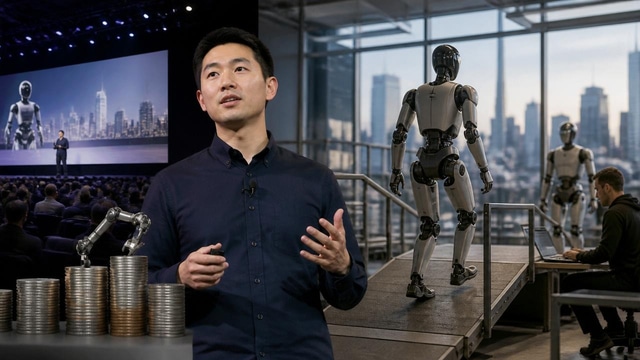 Zhu ICRA keynote, robotics funding, and humanoid ramps.