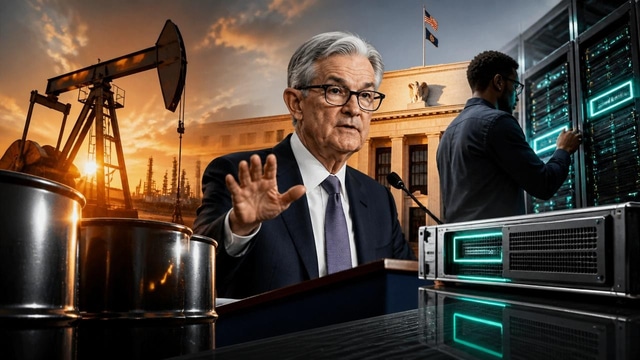 Oil surges, Powell warns on Fed, and HPE reports record Q2.