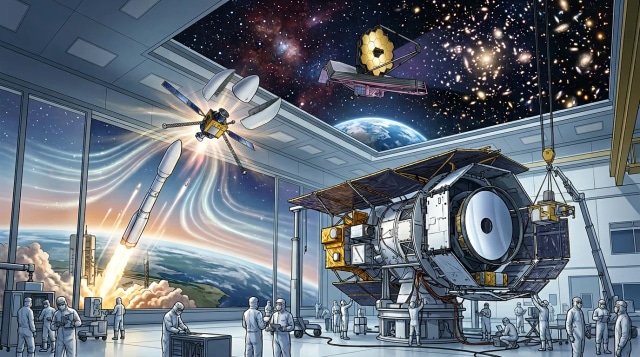 SMILE launches, Roman to 2026, JWST refines clusters.