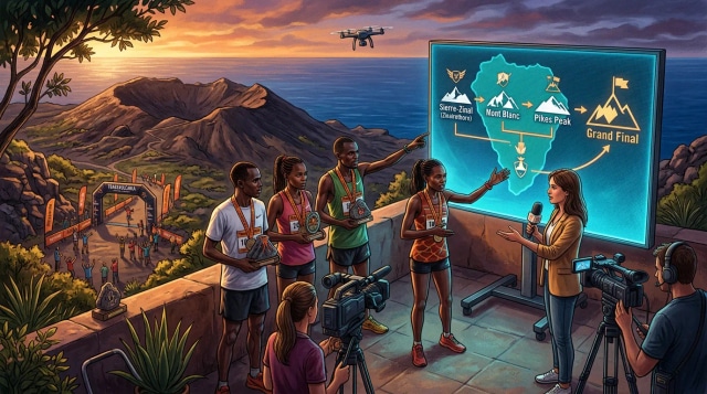 Kenyans target GTWS after Transvulcania wins and interviews.