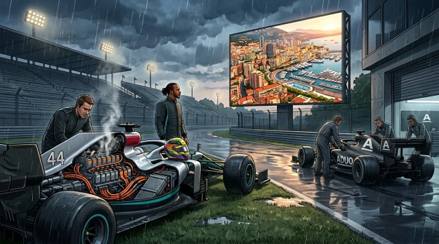 Mercedes battery fails, Hamilton eyes Monaco, and ADUO nears.