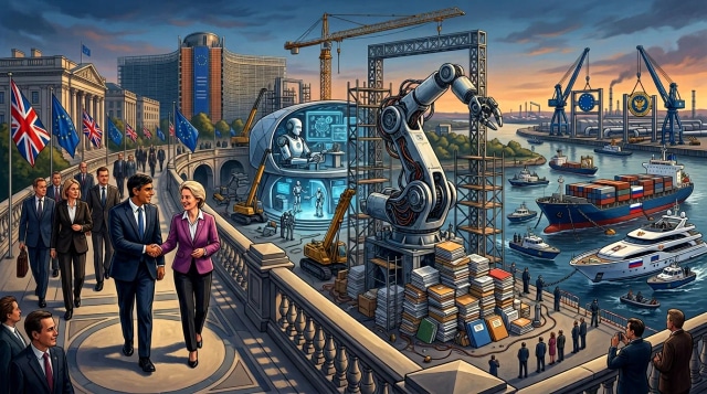 EU-UK reset, AI Act delay, Russia sanctions updates.