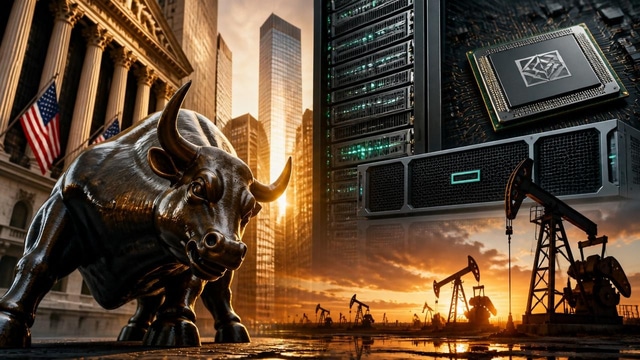 S&P 500 tops 7,600 as Marvell surges, HPE beats, oil climbs.