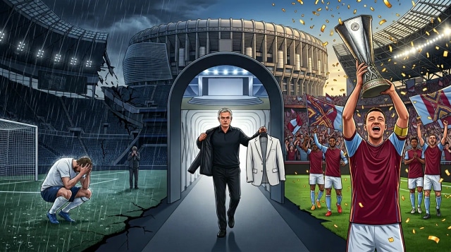 Villa wins Europa League, Mourinho to Real, Spurs face drop.