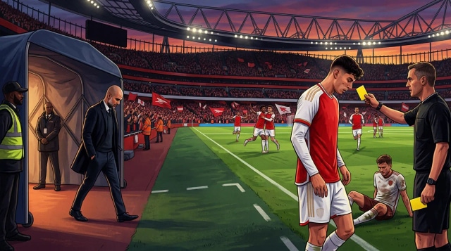 Arsenal nears title, Havertz avoids red and Guardiola exits.