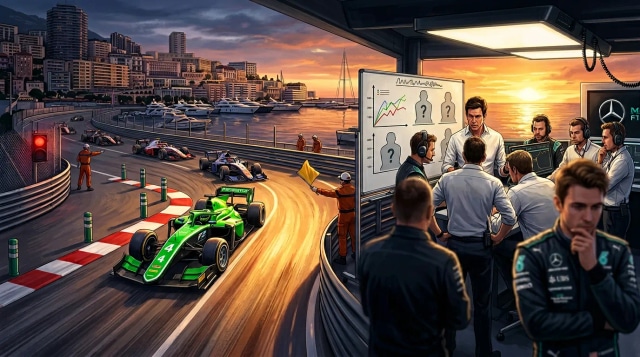 Mercedes delay, Antonelli leads and FIA sets Monaco limits.
