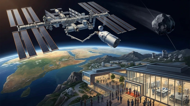 ISS cargo arrives, asteroid passes, quantum workshop opens.