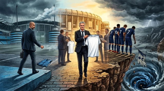 Guardiola exits City, Mourinho to Real, Tottenham face drop.
