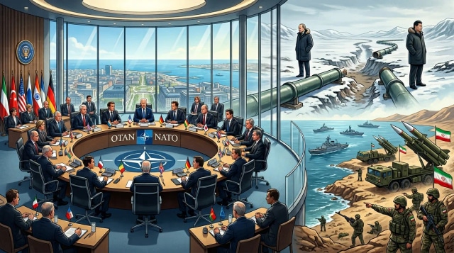 NATO convenes, Iran threatens, and Putin-Xi skips pipeline.