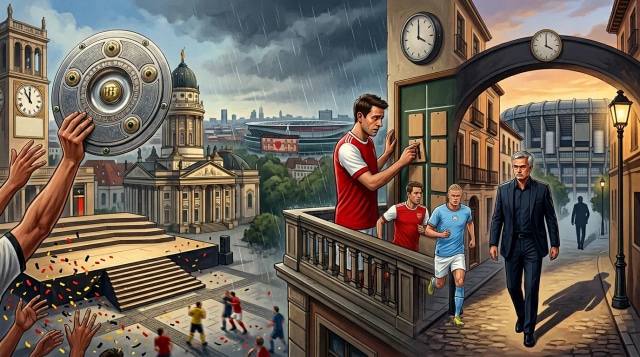 Bundesliga finale looms, Arsenal lead narrows, and Mourinho nears Real return.