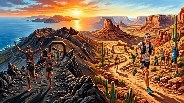 Kenyans win Transvulcania, Entrekin wins Cocodona outright.