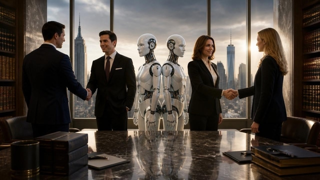 AI twins arrive as Cravath and White & Case add partners.