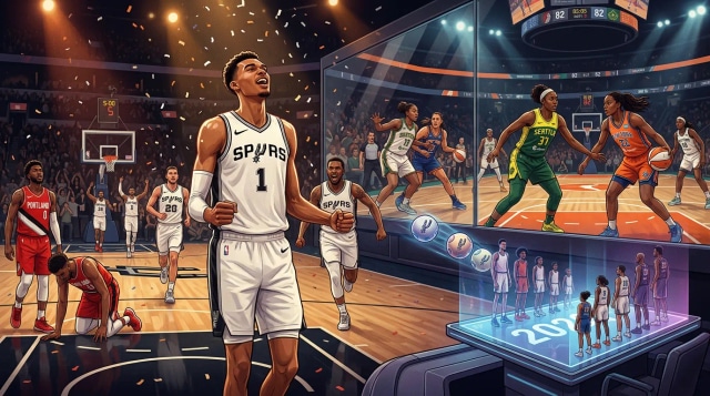 Spurs force Game 7, WNBA parity holds, and 2026 draft shrinks.