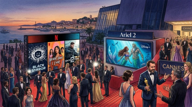 Netflix June slate, Disney+ Ariel 2, and Cannes Oscar buzz.