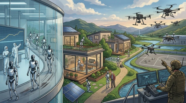 Figure's 81 hours, Sanctuary's 3-7 year homes, XTEND's drone AI.