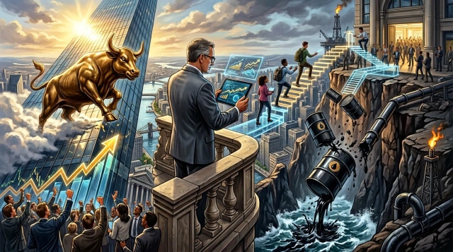 S&P 500 sets records, oil plunges, and SEC seeks IPO ideas.