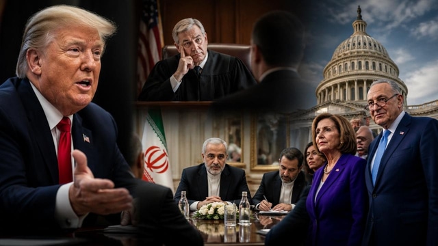 Trump pushes Iran talks, judge doubts order, Democrats lead.