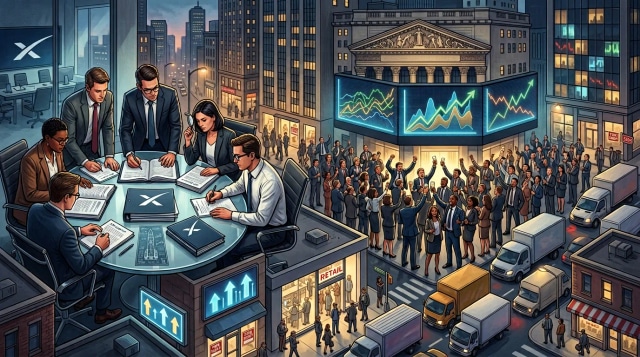 Dow sets record, SpaceX S-1 scrutinized, and earnings mixed.