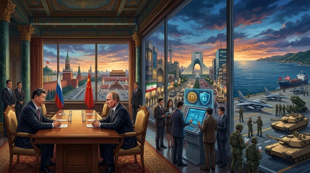 Xi Putin talks, Iran Bitcoin insurance, Taiwan U.S. arms.
