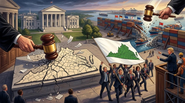 Virginia redistricting voided, GOP maps advance and Trump tariff blocked.