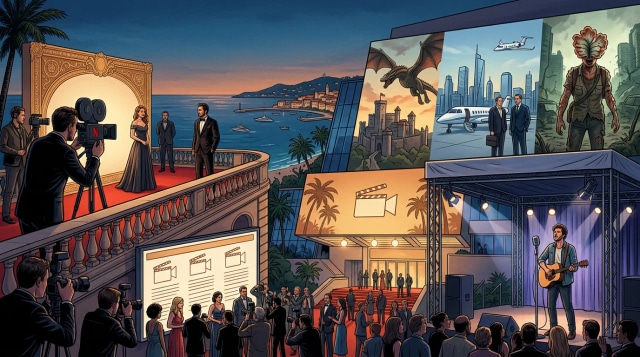 Cannes lineup, Netflix film, new music and HBO slate.