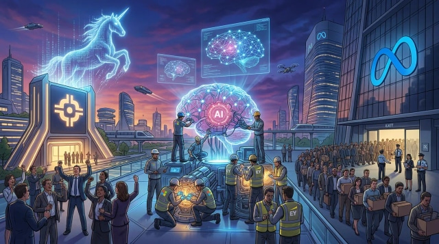 Socket hits $1B, Microsoft EY $1B AI push, Meta cuts 8K.