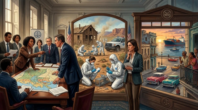 Louisiana maps, CDC hantavirus response, and Cuba sanctions.