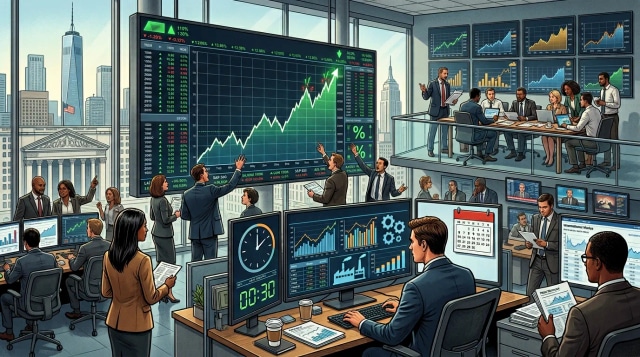 S&P 500 hits highs, PMI data due, and hedge funds diversify.
