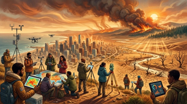 IPCC opens cities review, El Niño sharpens, and Oregon fire starts.